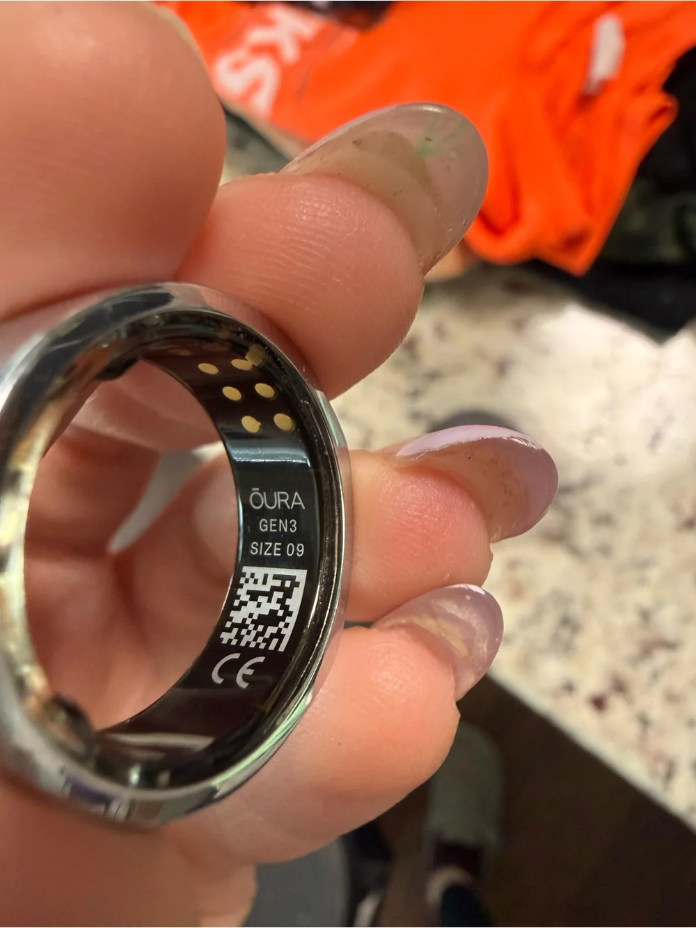 Oura Ring Gen3 Silver - Size 09